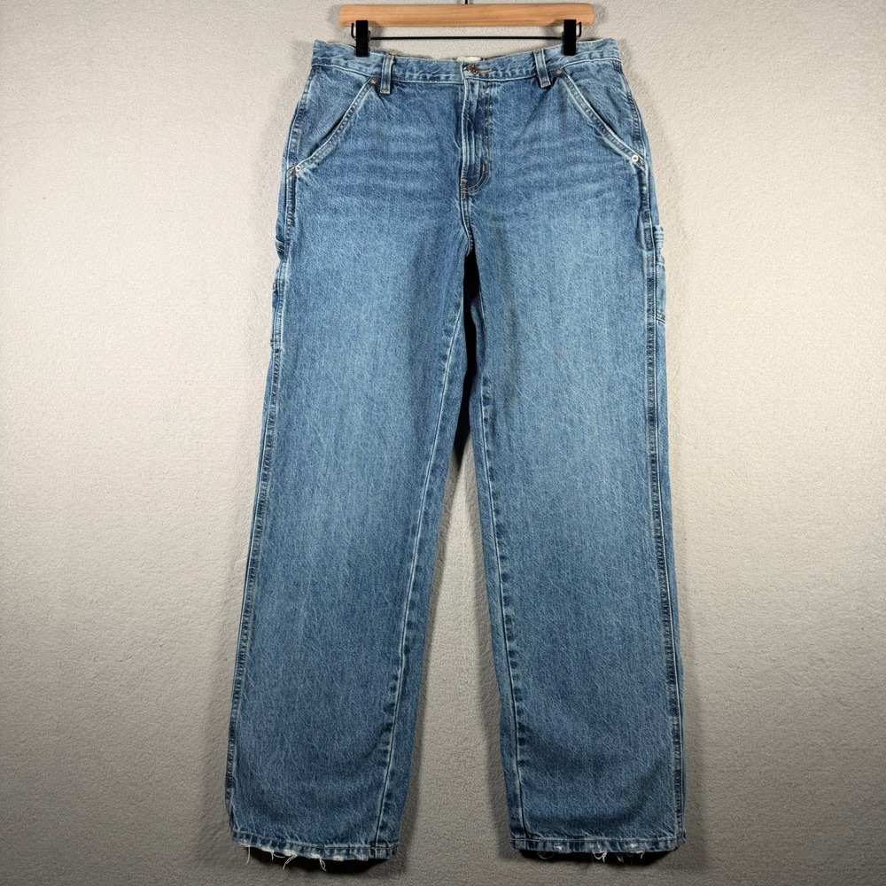 BDG Urban Outfitters Womens Carpenter Jeans 31 Medium Wash Straight Leg 33x31